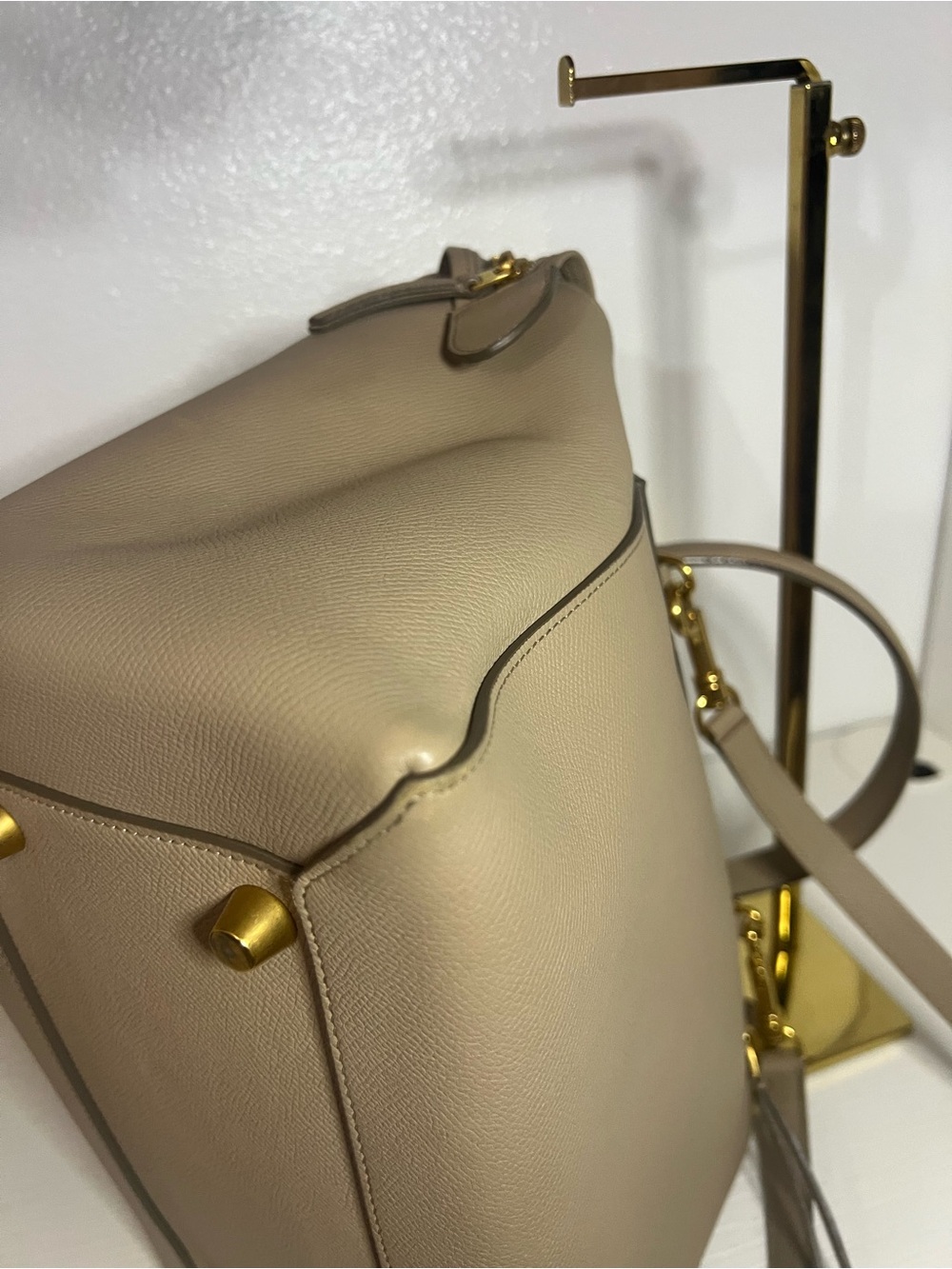 Celine Belt Bag Mini Beige Leather Handbag - Picture 8 of 16